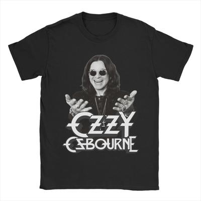 Maglietta Ozzy Osbourne Uomo Vintage 100% Cotone T-shirt Girocollo Manica Corta Nuovi Arrivi Top
