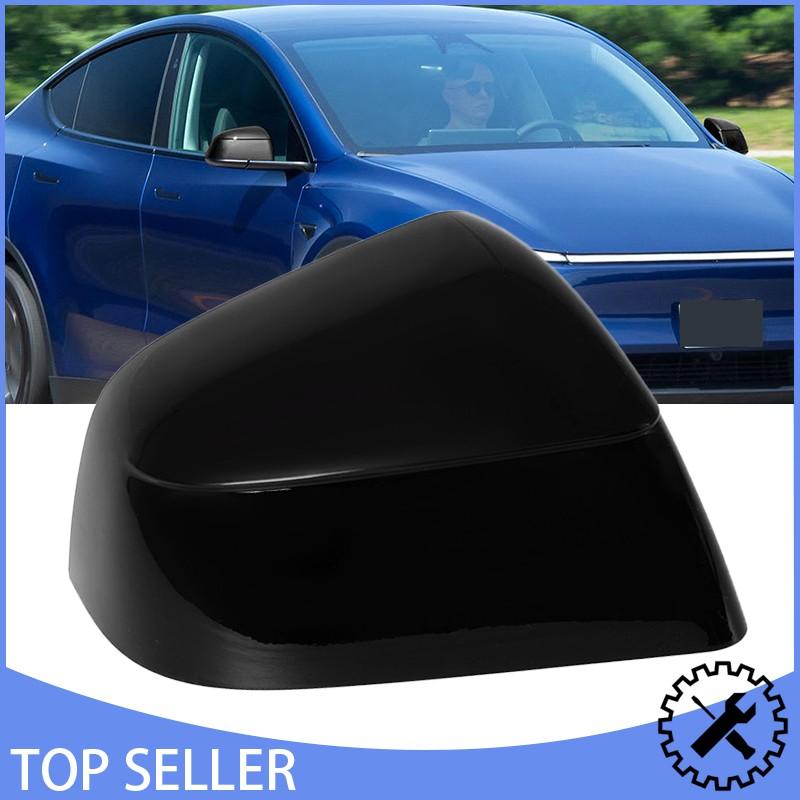 Passenger Side For Tesla Model Y Juniper 2025 Rearview Mirror Cap Cover Black