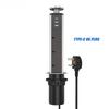 3 Outlet Smart Table Pop up Power Socket USB TYPE-C Tabletop Plug Household Multi Functional Hidden Power Strip