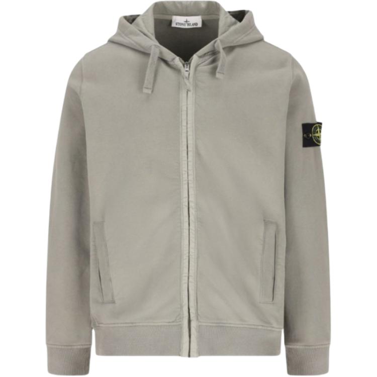 

STONE ISLAND Логотип Молния Толстовка с капюшоном с длинным рукавом Мужские куртки K2S156100067S0A20-V006B L