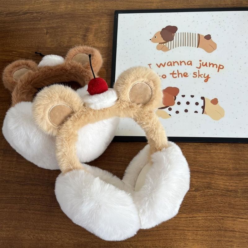 Furry and Warm Plush Ear Warmer for Winter Outdoor Activities Keep You Warm in Cold Weather for Skiing