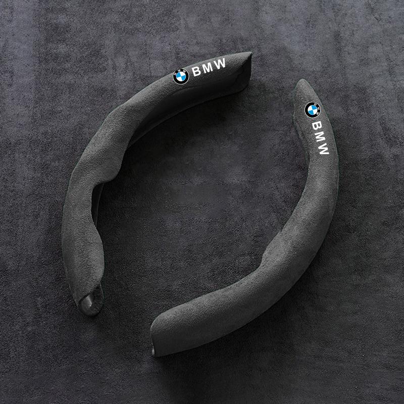 Car Anti-slip Suede Steering Wheel Cover For BMW 1 3 5 7 Series X1 X2 X3 X5 X4 X6 X7 F30 F20 F10 F34 F07 G30 G20 G32 G11 G12 F40