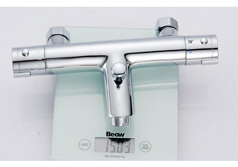 Full Copper Thermostatic Concealed Shower Set with Temperature Control Faucet