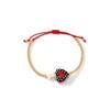 Beaded Crucifix Heart Designs Bracelet Lightweight Alloy Chain Adjustable Wristband Jewelry Gift For Her
