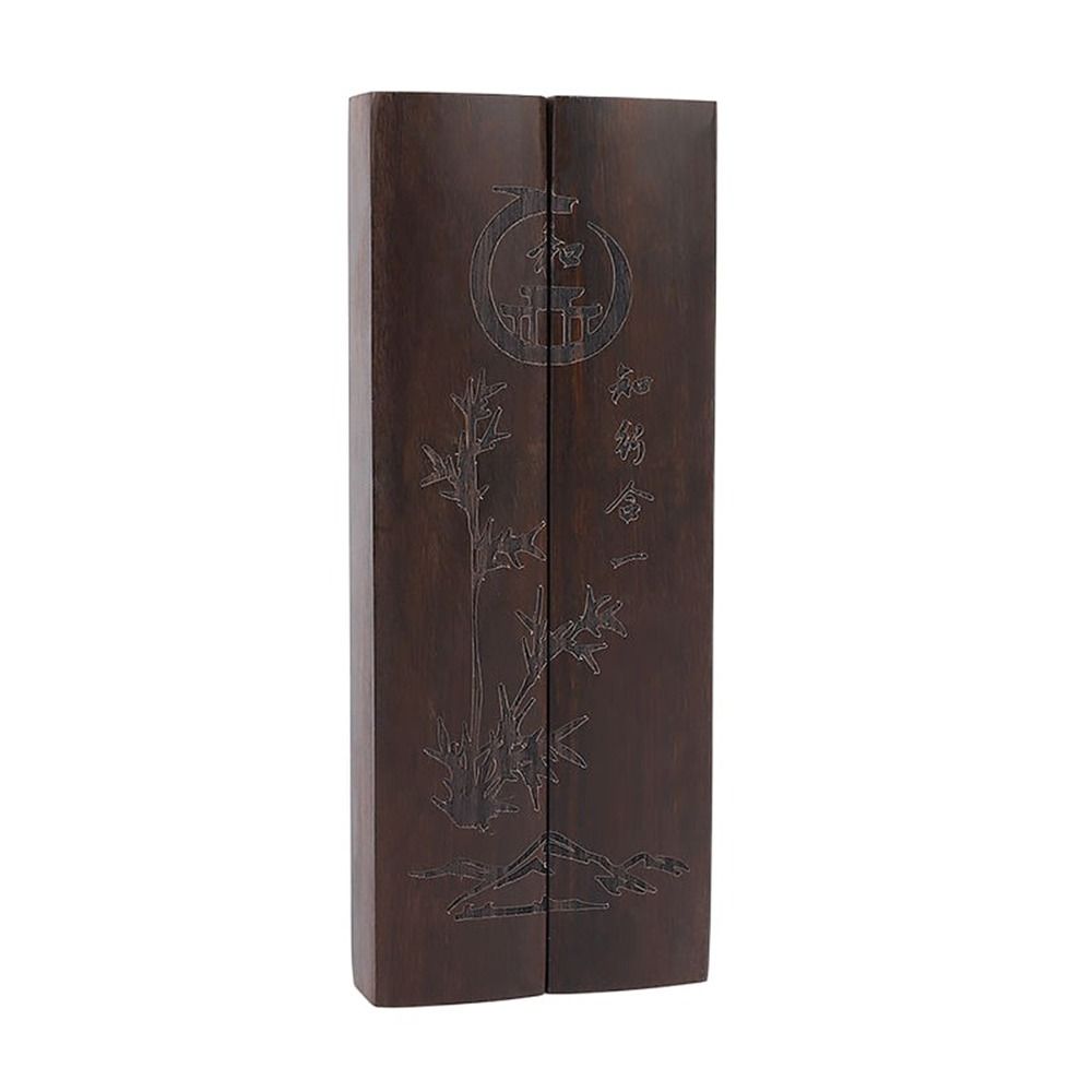 1Pair Natural Wood Paperweight Retro Calligraphy Tool Ancient Chinese Paper Weight  Art Supplies
