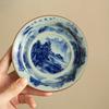 160ml Jingdezhen Blau-Weiß Deckelschale Zen Tausend Meilen Gaiwan Boutique Hufeisen Teekanne Teekocher Teegeschirr Handwerk