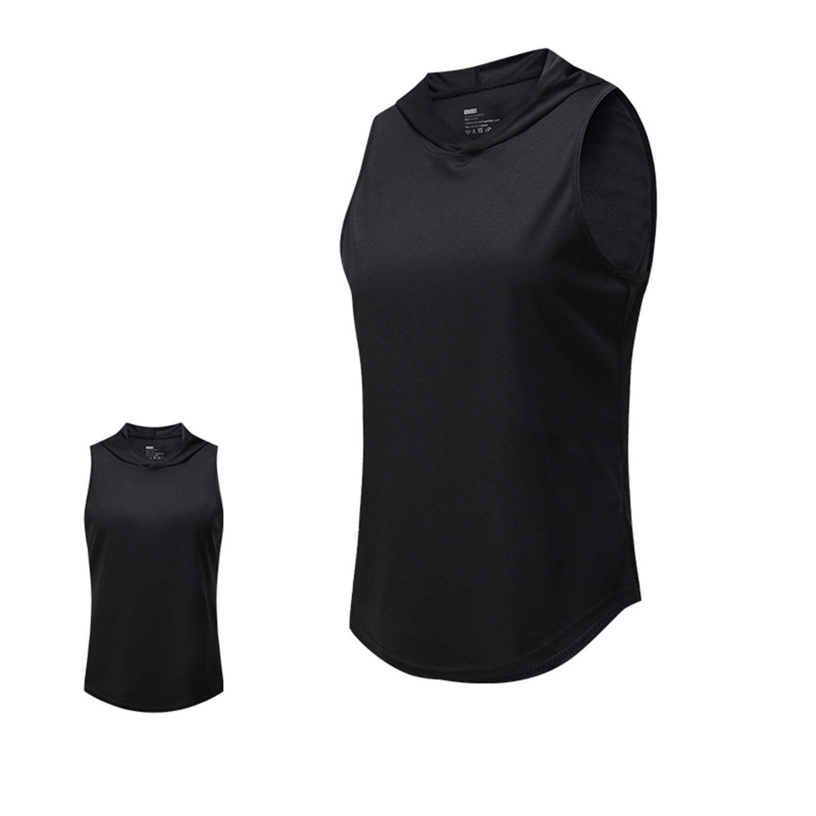 

Женская повседневная однотонная спортивная быстросохнущая одежда для фитнеса короткий жилет для фитнеса L чёрный