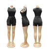 TW741 European-American Style Cotton Shorts & Sexy Tank Top Casual Two-Piece Set