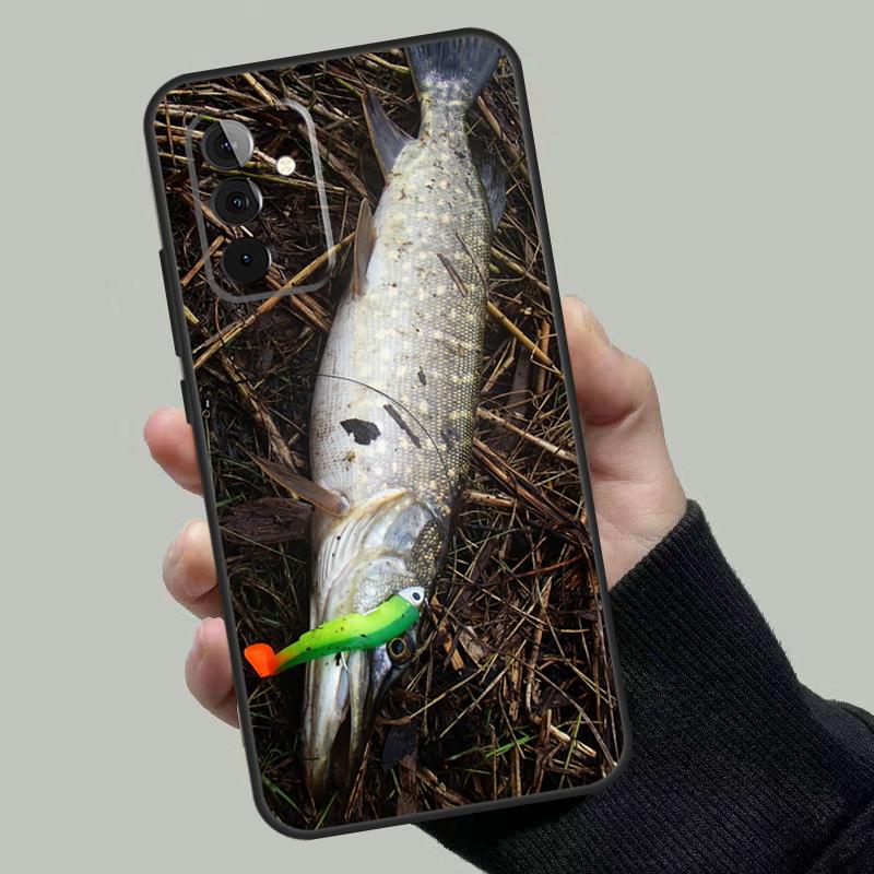 

Pike Fish Fishing Bait Case For Samsung Galaxy A06 A16 A26 A36 A56 A53 A32 A52 A33 A13 A55 A35 A15 A14 A34 A54 A17 Samsung A53 5G