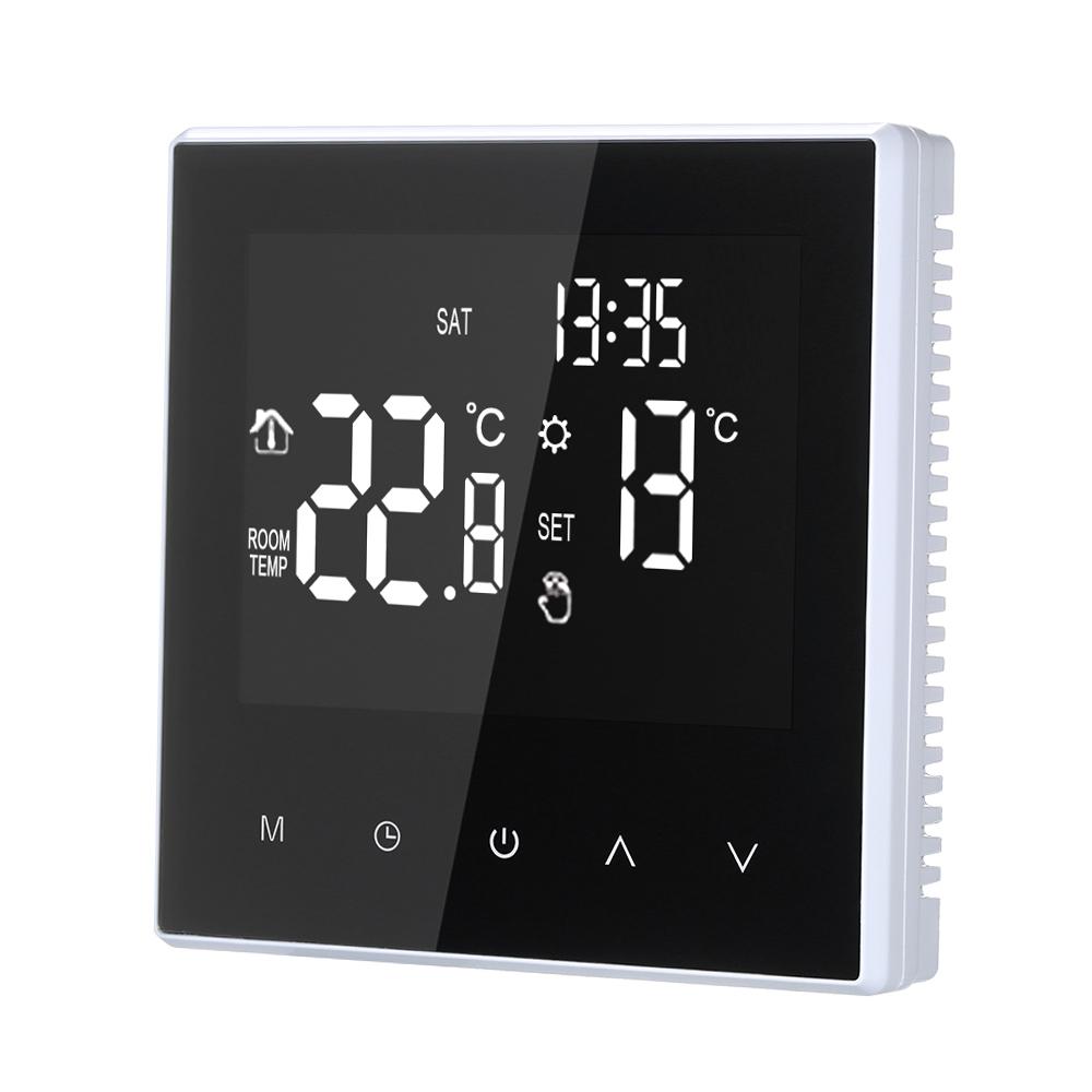 Smart Thermostat Digital Temperature Controller Weekly Circulation Programmable Electric Underfloor Heating with Large