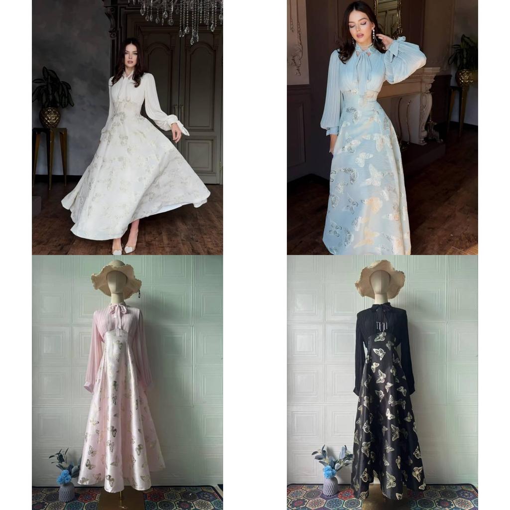 Polyester Spliced Long Dress With Sparkling Rhinestones For Elegant Evening Wear