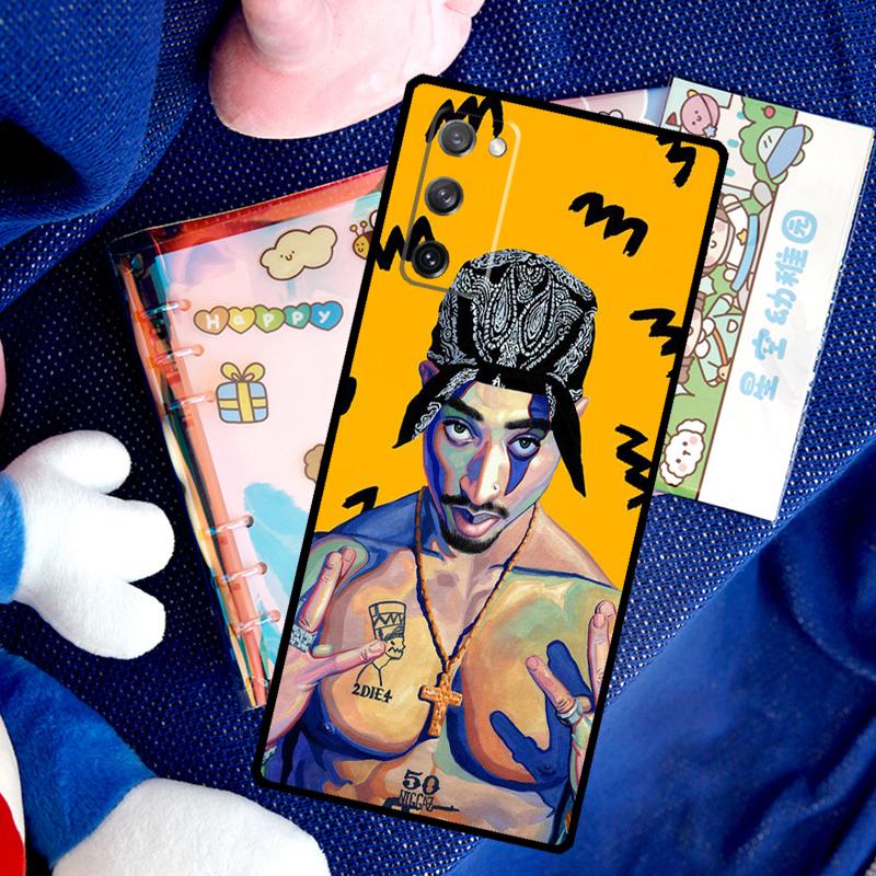 2pac Tupac Shakur Rap Rapper Case For Samsung Galaxy S26 Ultra S25 S24 S23 S21 S22 Ultra S10 S20 Plus S25 FE Cover Funda