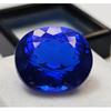 18-19 Ct Natural Blue Sapphire Oval Cut Fabulous Certified Loose Gemstone