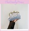 Minimalist Small Pu Shoulder Bag With Chain Strap City Casual Style 2024 Summer