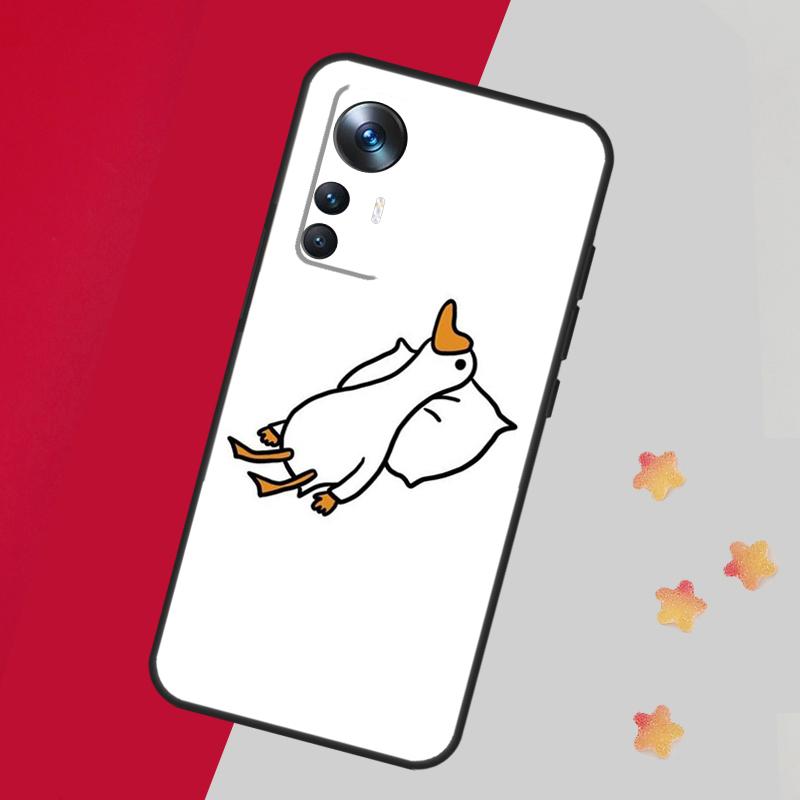 Cartoon Duck Knife Case For Xiaomi 14 13 11T 12T 13T Pro 12 Lite 12X POCO X3 X5 Pro X4 F4 M5 M5s F3 F5 Cover