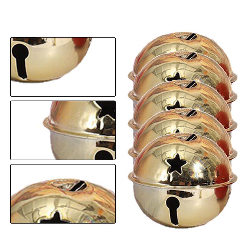 Christmas Jingle Bells Rustic Bells For Christmas 5 Pcs Rustic Bells With Ringing Sound For Fireplaces And Christmas Trees