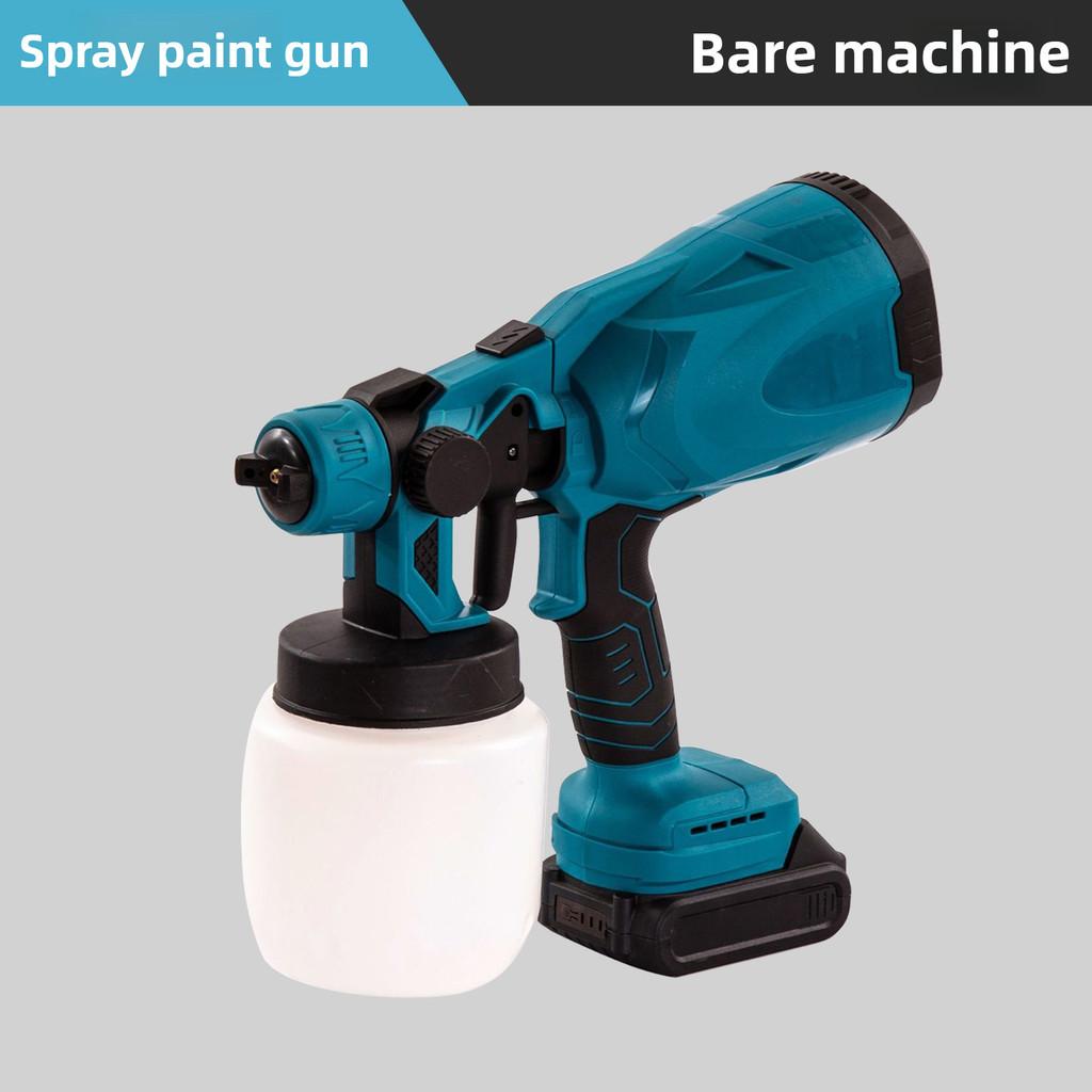 Lithium Ion Spray Paint Gun Household Rechargeable Paint Sprayer Cordless Portable Wall Floor Paint Spraying Tool