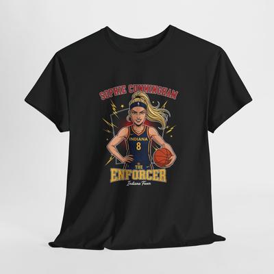 Sophie Cunningham Enforcer Unisex Tee, Basketball Fan Gift, Sports Shirt, Unisex T-Shirt