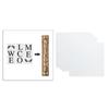 10x Square 30.5x30.5cm PET Blank Stencil Making Sheet Template 