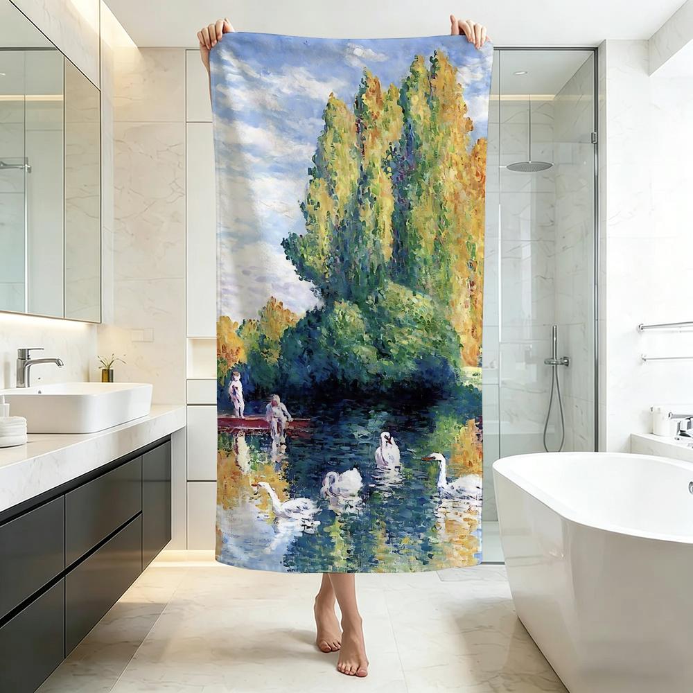 Soft C-Camille PissarroS Towel Five-Star Hotel Quality Eco-Friendly Ultra Soft Thick Towels & Beach Towels