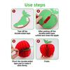 Yousheng Hanging Honeycomb Decoration with Lanyard Vibrant Color Easy To Install Pencil Hanging Ornament Back-to-School Party Decor