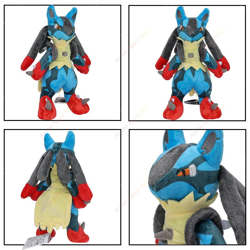 Plush Shiny Mega Lucario Clodsire Infernape Hoppip Paldean Wooper Anime Stuffed Doll Soft Animal Plushies Gift for Kids