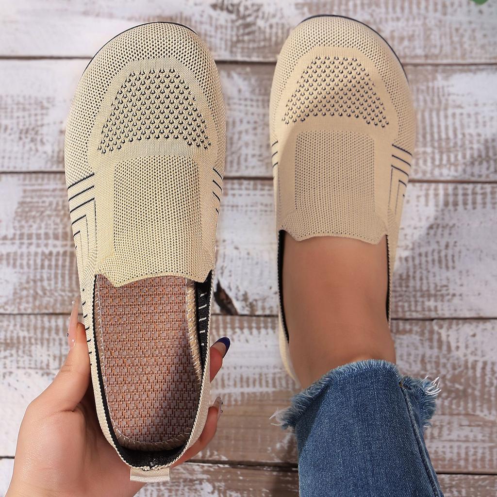 Scarpe da Donna Taglie Forti, Sandali Traspiranti e Comodi, Scarpe Piatte a Fondo Morbido, Scarpe Casual da Esterno per Mamma