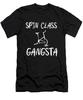 Spin Class Gangsta Funny Cardio Bike Gym Workout T-Shirt S To 3XL
