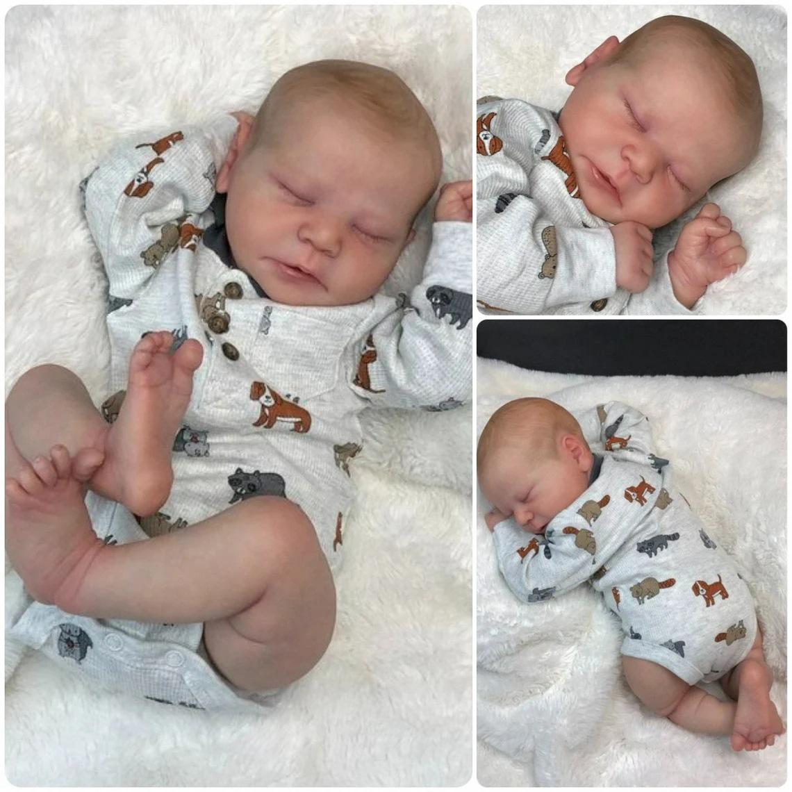 NPK 49cm Realistic Newborn Baby Doll - Chase Model 49cm
