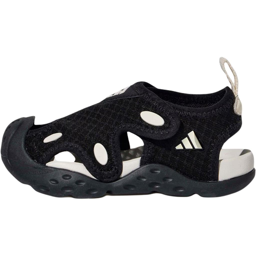 adidas Slip Resistant, Abrasion Resistant, Quick Dry Low Top Toddler Shoes Black Infant And Toddler KI6483