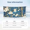 Floral Garden Theme Beach Towel Personalized Custom Name & Text Soft Quick Dry Beach Towel for Swimming Travel