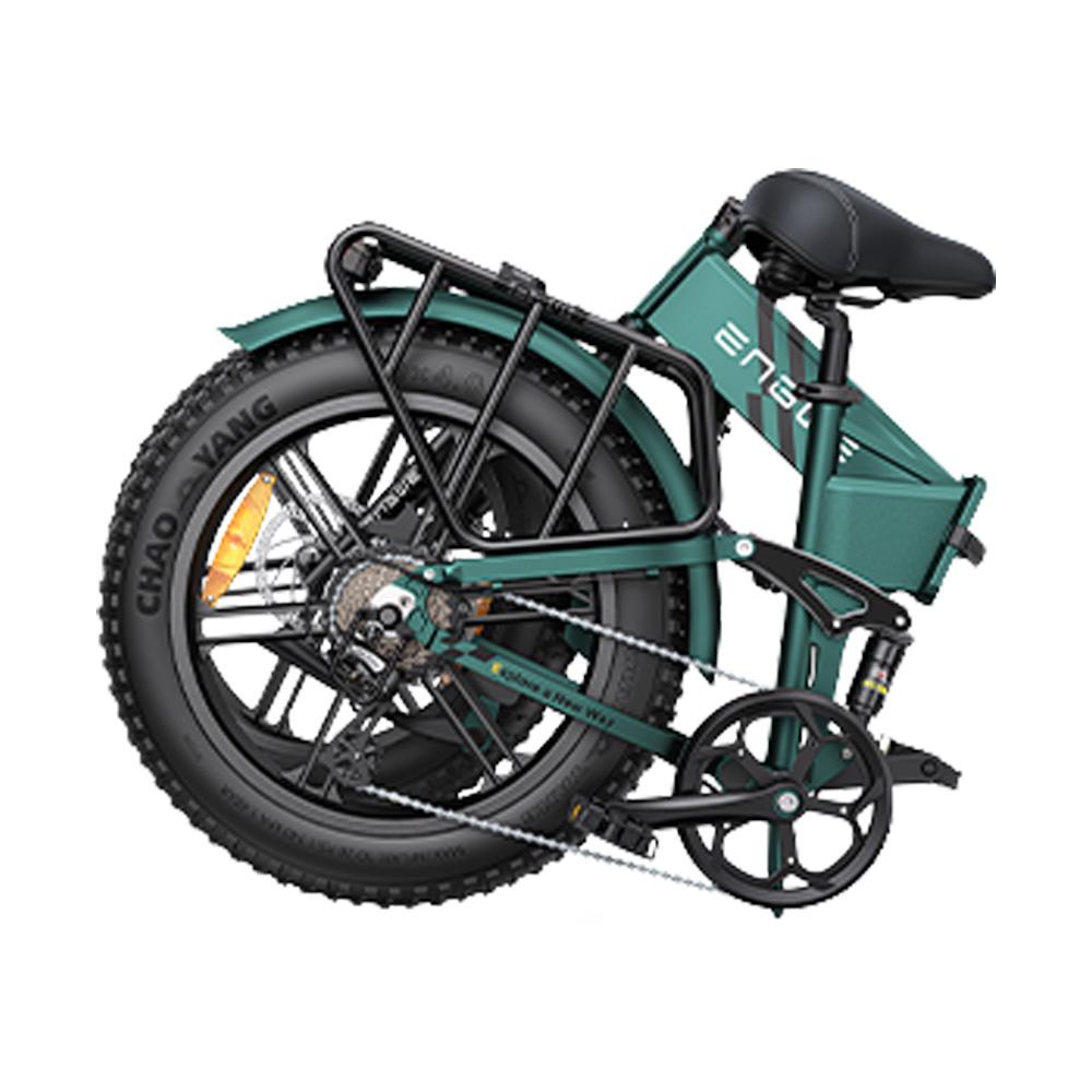 Engwe Engine Pro 2.0 250W City Commuter E-Bike with 48V16Ah, Shimano 8 Speed, Full Suspension, Torque Sensor, Foldable Electric Bike with Rear Rack
