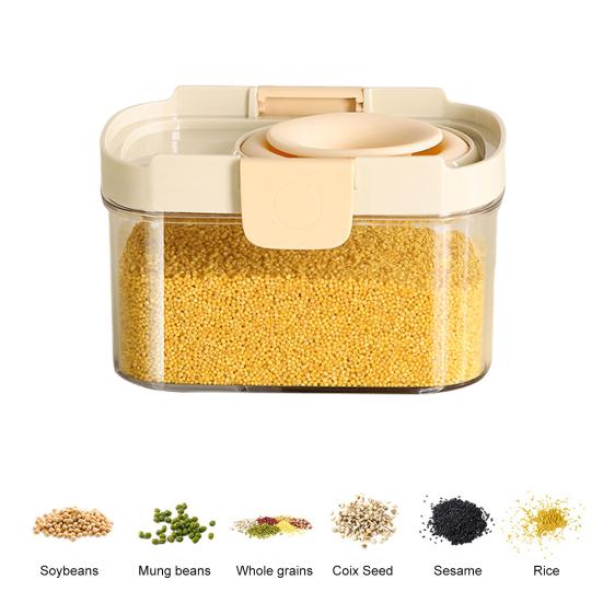 Borcan Sigilat Organizator Cereale Uscate BPA Depozitare Alimente Făină Zahăr Depozitare