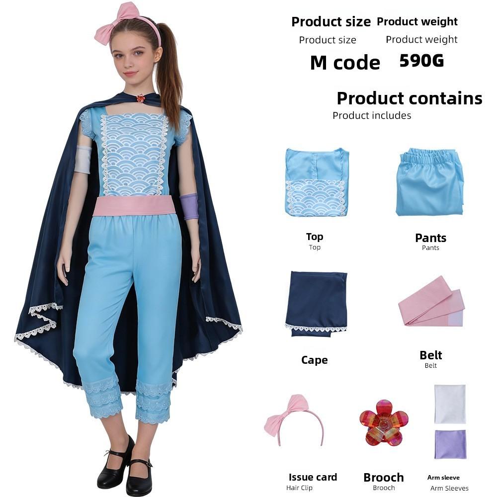 Toy Story Halloween Woody And Bo Peep Cosplay Costume For Kids And Adults