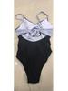 Traje de baño sexy de una pieza sin espalda para mujer europea y americana con ajuste ceñido y diseño hueco