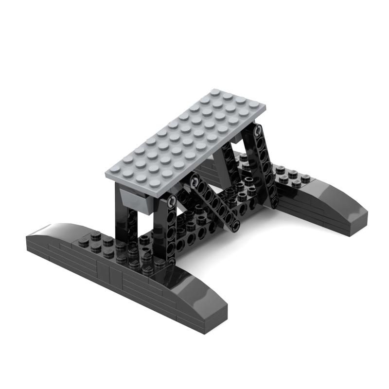 NEW MOC - Display Stand Bracket ( Only Stand ) for Razor Crest Set 75292 Building Blocks Bricks Model Showing DIY Toys