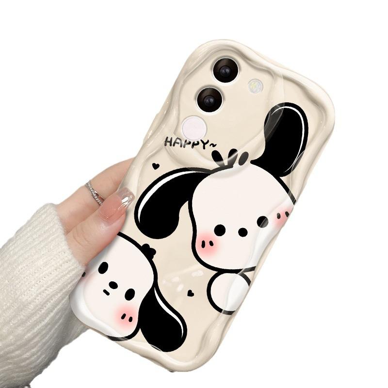 Applicable To Apple 14 Mobile Phone Case New Women's iPhone17promax Cute Cartoon Puppy 15/16 Soft Silicone