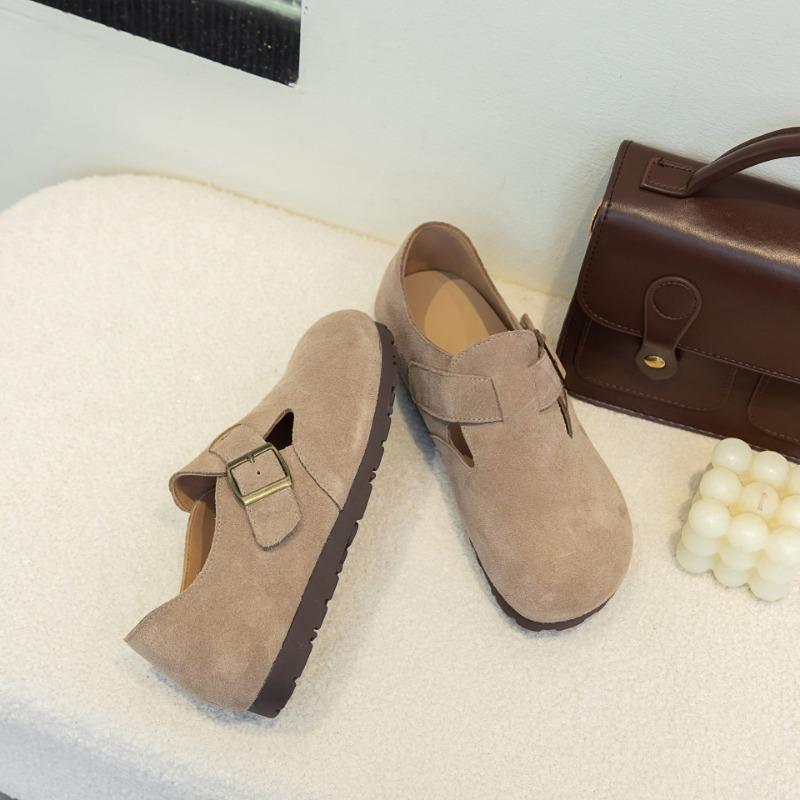 Women's Spring New Retro Ugly Cute Beanie Shoes, Pregnant Women Soft-soled Lazy Boken Shoes