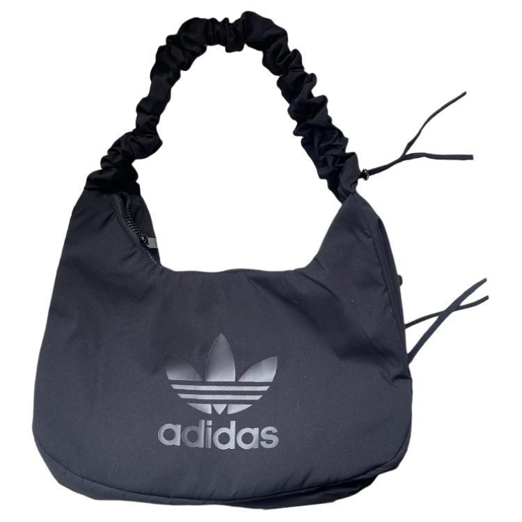 Adidas Trefoil Canvas Cloud Bag, Handbag, Shoulder Bag Medium Women's Black JP0145