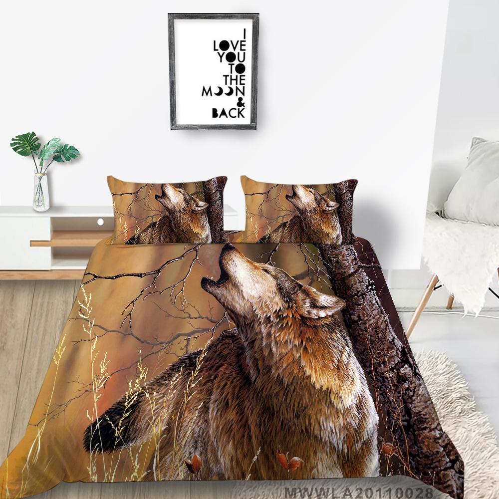 

Комплект постельного белья в стиле животных, комплект постельного белья, дизайн домашнего постельного белья, комплект пододеяльника для мужчин и женщин, комплект постельного белья королевского размера EU Single 135x200cm