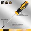 1Set Magnetic Screwdriver Set Magnetic Tips Yellow Manual Repair Tool Kit Handy Bucket Cushion Handle