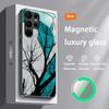 Tree design Beautiful Hot Phone Case For Samsung S26 S25 S24 S23 S22 S21 S20 Plus Ultra Glass Magnetic Case