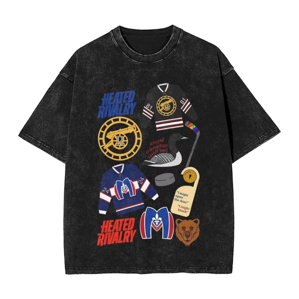 

Washed T Shirts Heated Rivalry Ilya Rozanov TShirts Harajuku Connor Storrie Streetwear Cotton Graphic Tops Tops Tees Men Women 2XL