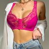 New front thin bra sports bra large size steel-free underwear women's breathable lace bra