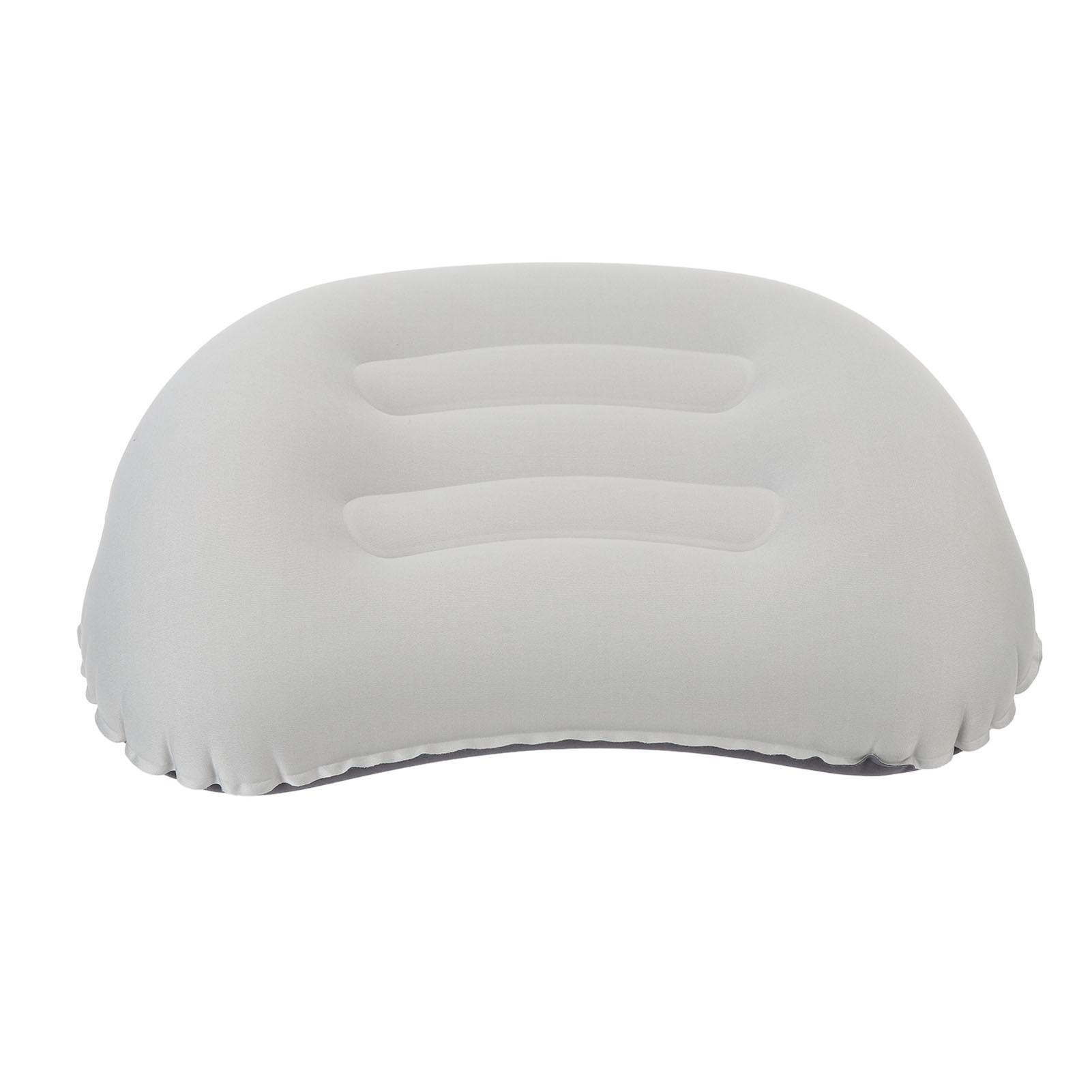 Travel Inflatable Pillow Inflatable Lumbar Support Pillow Portable Foldable Outdoor Inflatable Pillow for Airplanes Trains Offices