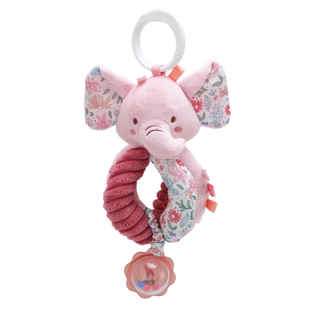 Baby Stroller Hanging Toy Crisp Sound Animal Cute Stuffed Car Seat Rattle Toy for Infant