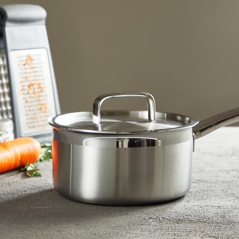 Zhi Shi 3-Layer Stainless Steel Milk Pot
