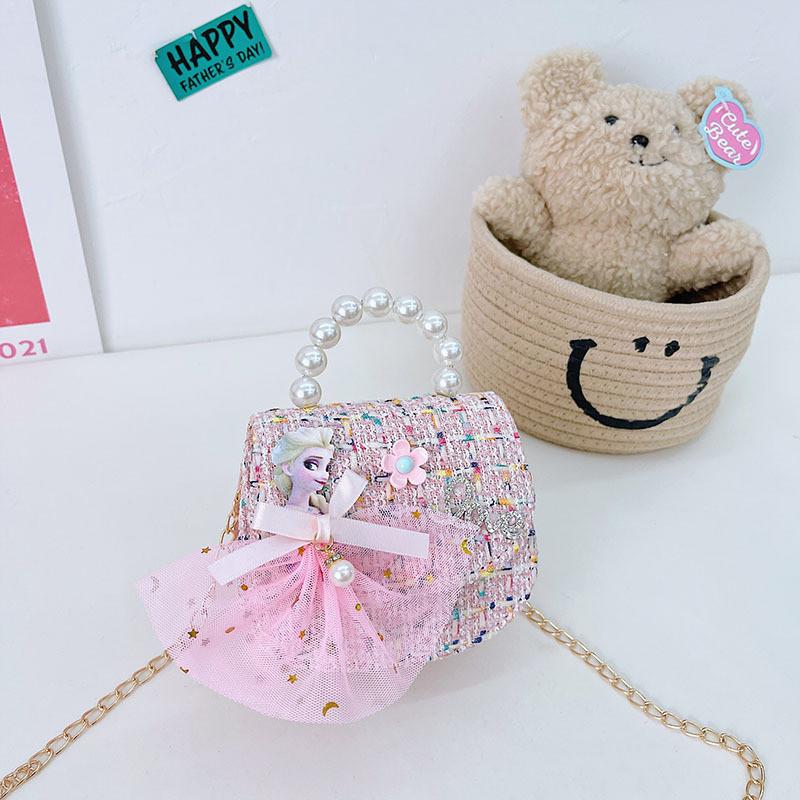 Adorable Mini Childrens Pearl Handbag Stylish Crossbody Bag For Girls