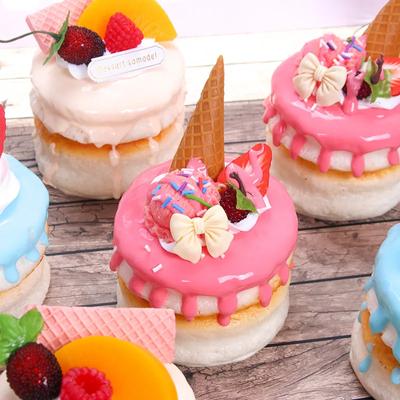 1PC Artificial Cake Dessert Fake Food Decoration Photography Pro Food Simulation Cake Model Tea Table Decoration