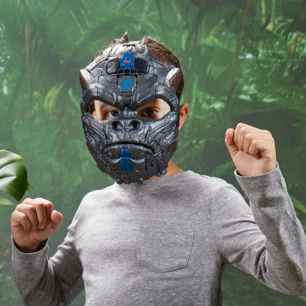 Transformers Toys Rise of the Beasts Film Optimus Primal Transformation Ages Inches 2-in-1 Mask, 6+, 8.8